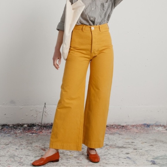 Jesse Kamm sailor pants in Caribbean gold - Picture 4 of 13